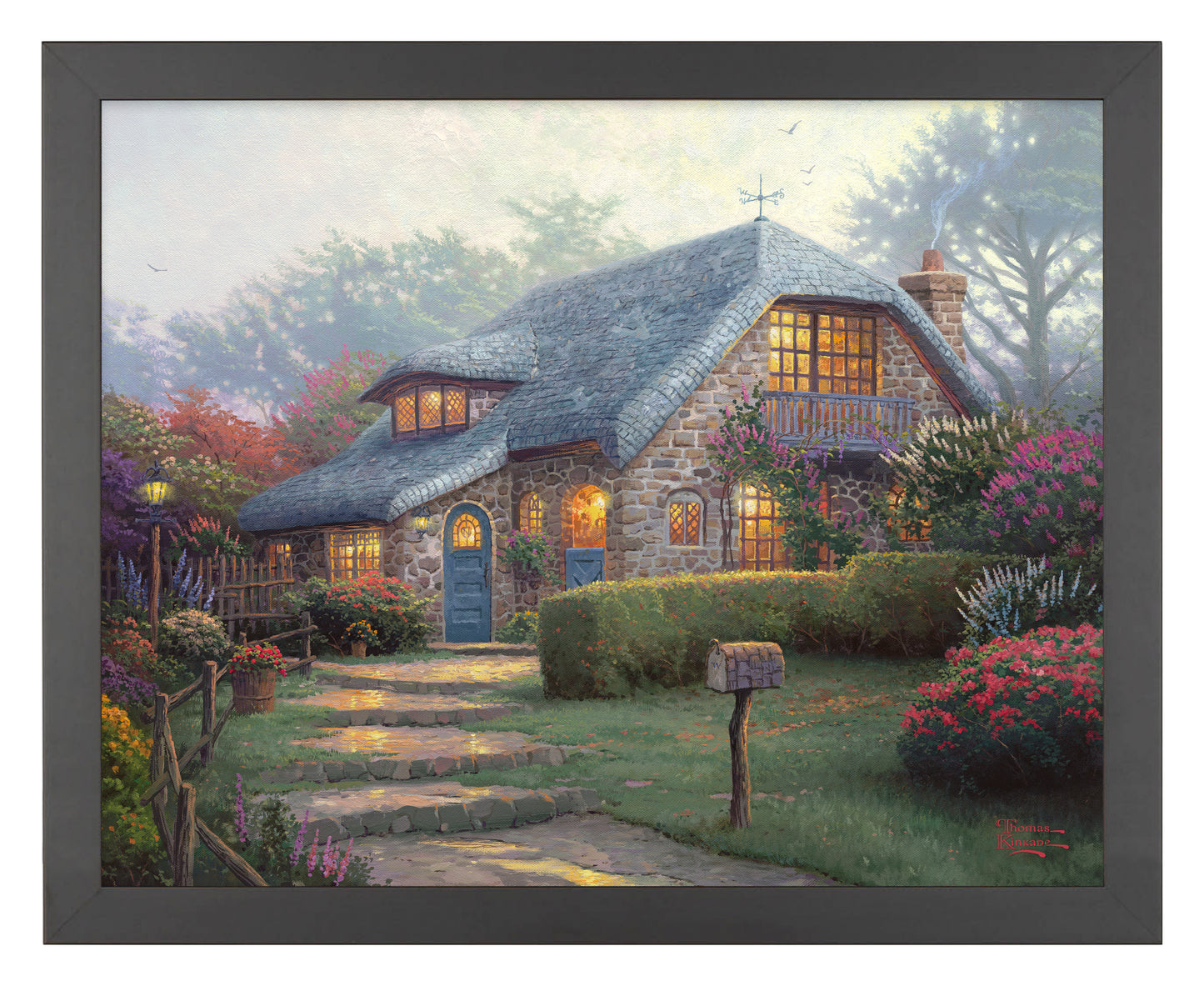 Lilac Cottage - Art Prints