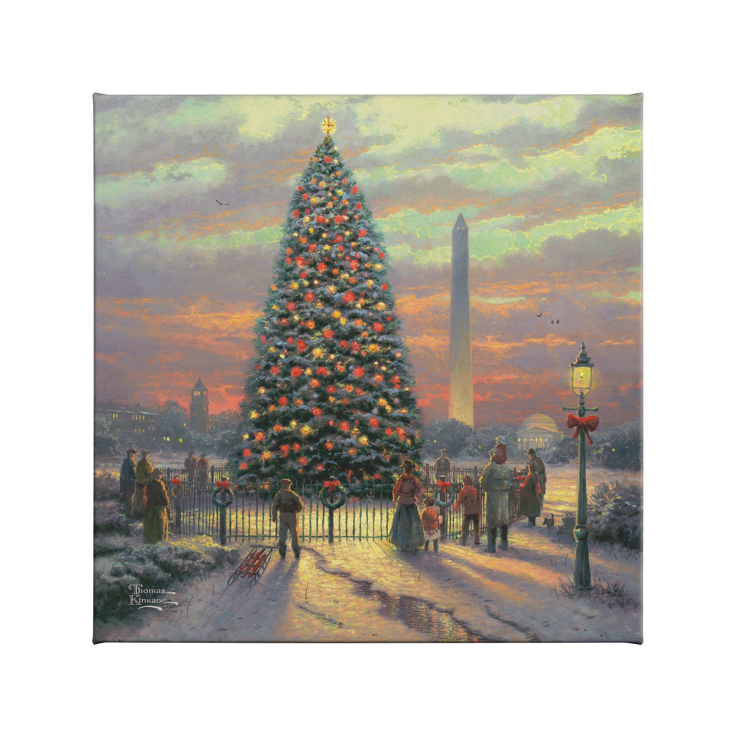 Symbols of Freedom - 14" x 14" Gallery Wrapped Canvas