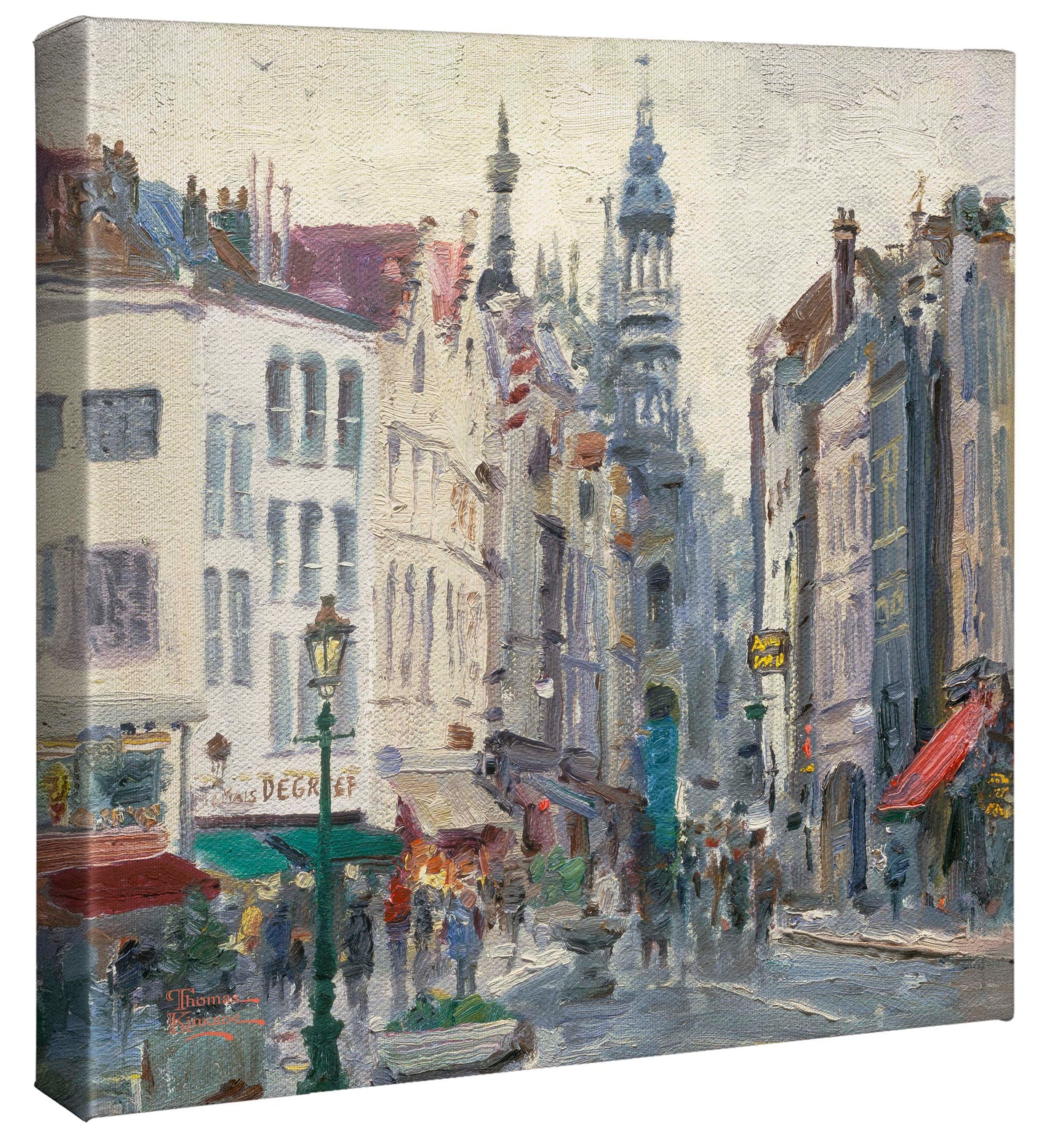 Brussels - 14" x 14" Gallery Wrapped Canvas