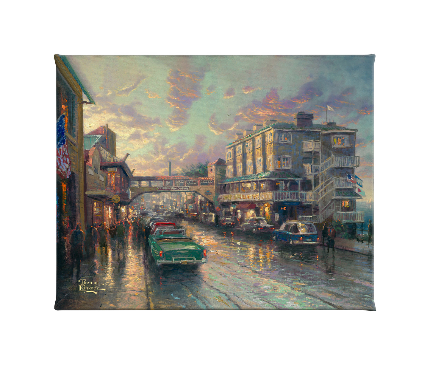 Cannery Row Sunset - 8" x 10" Gallery Wrapped Canvas