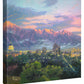 Salt Lake: City of Lights - 14" x 14" Gallery Wrapped Canvas