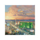 Viva Las Vegas - 14" x 14" Gallery Wrapped Canvas