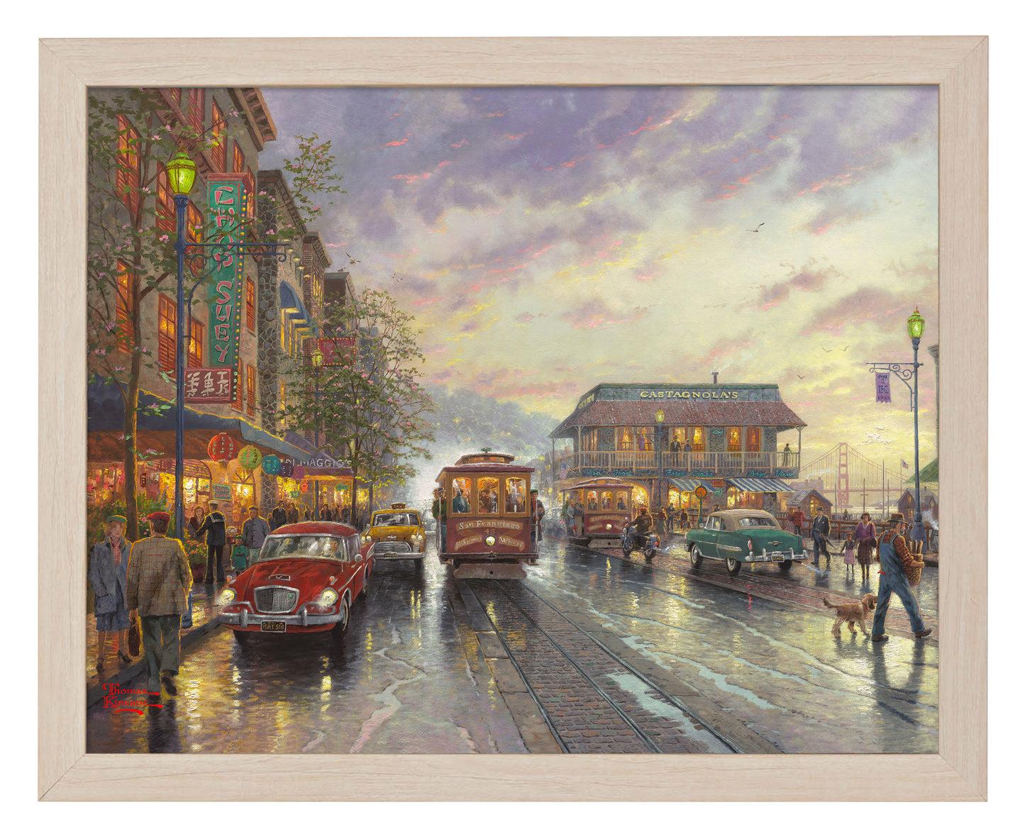 City by the Bay, Sunset on Fisherman's Wharf, San Francisco - Art Prints