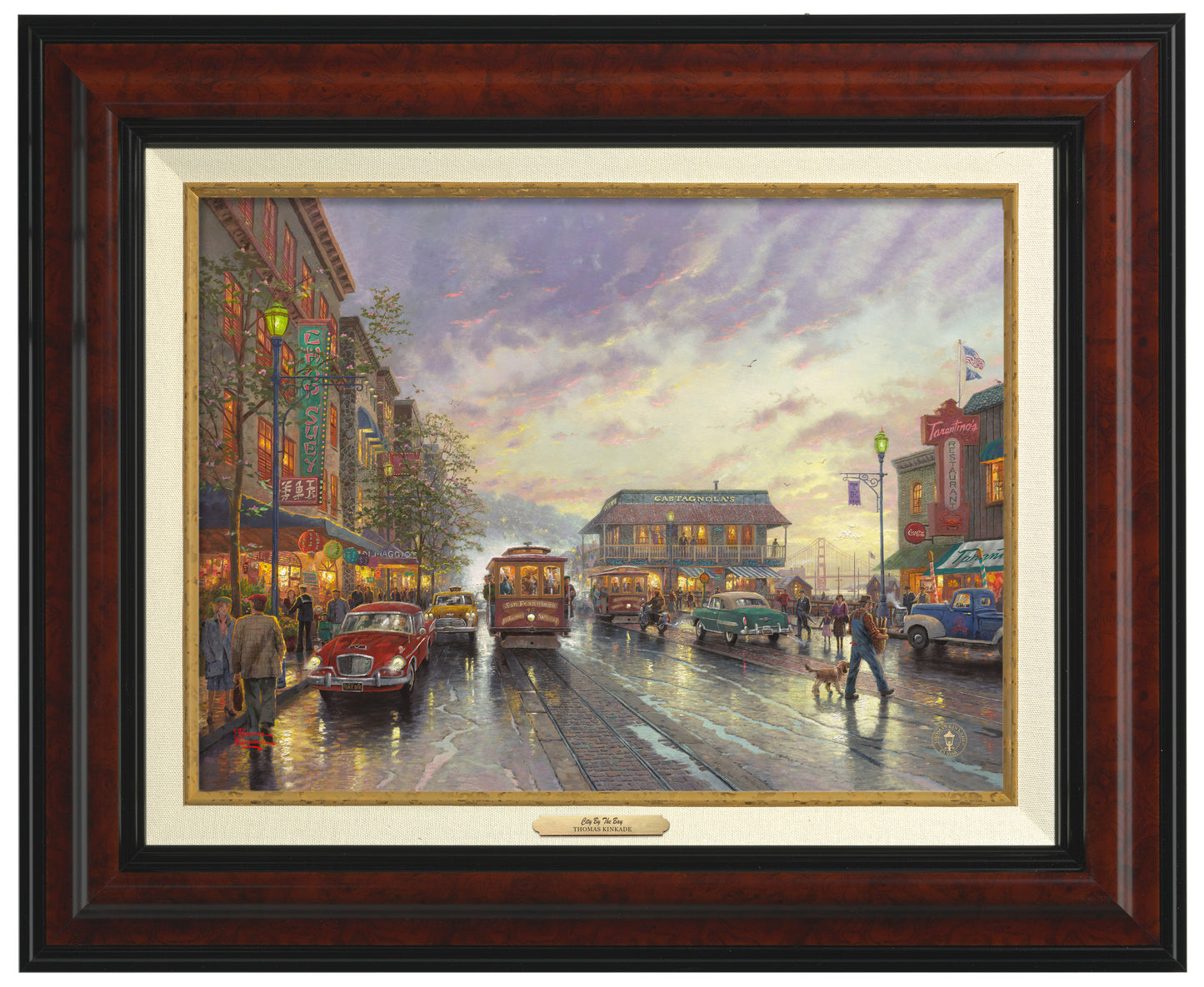 City by the Bay, Sunset on Fisherman's Wharf, San Francisco - Canvas Classics