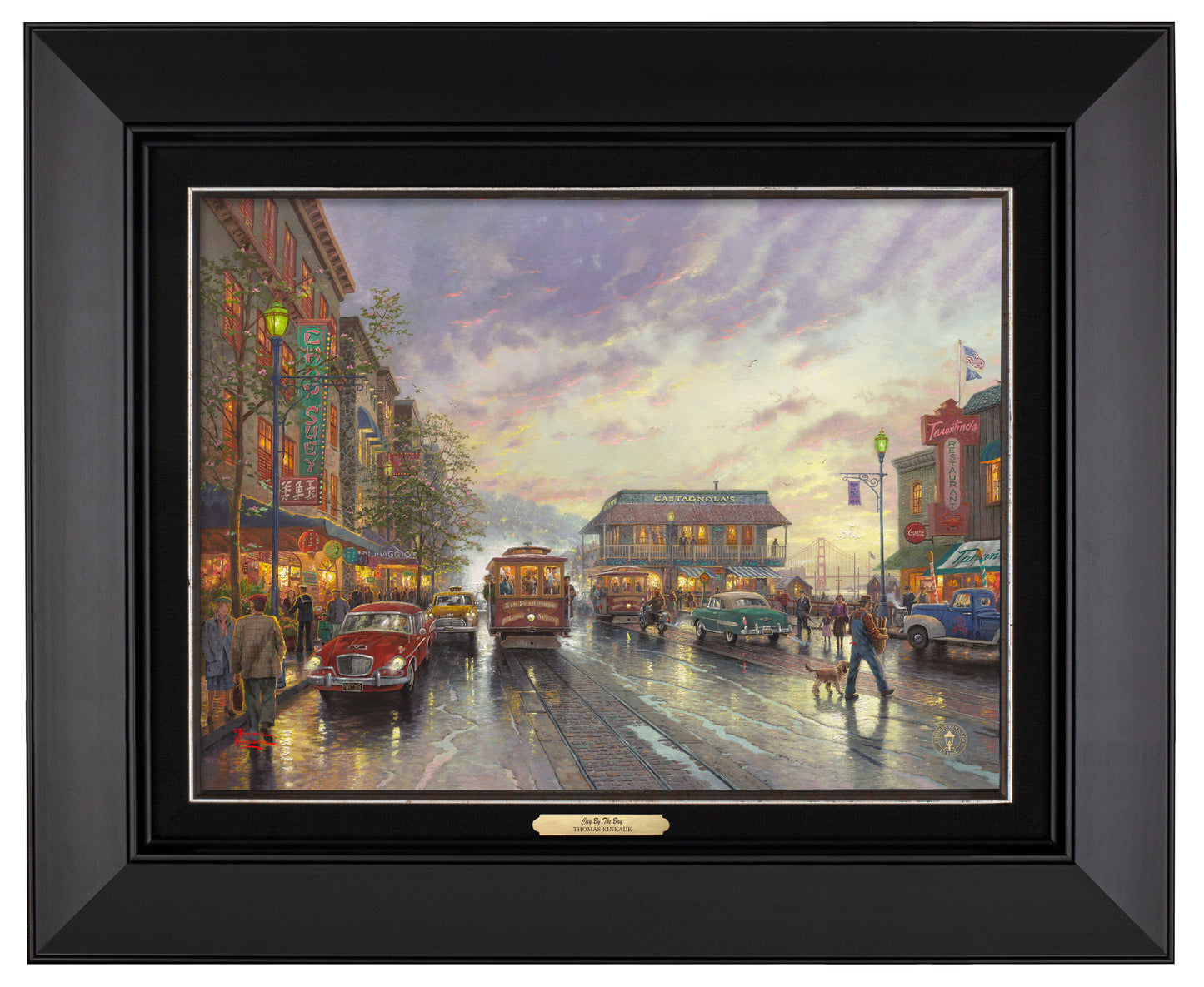 City by the Bay, Sunset on Fisherman's Wharf, San Francisco - Canvas Classics