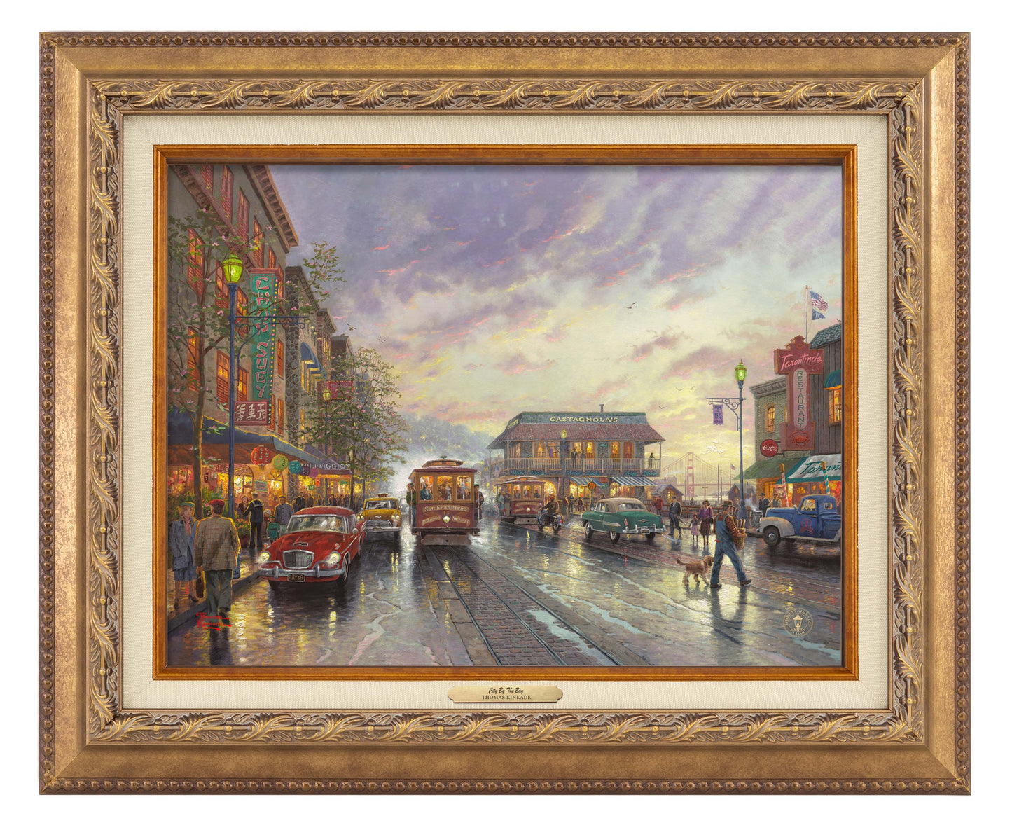 City by the Bay, Sunset on Fisherman's Wharf, San Francisco - Canvas Classics