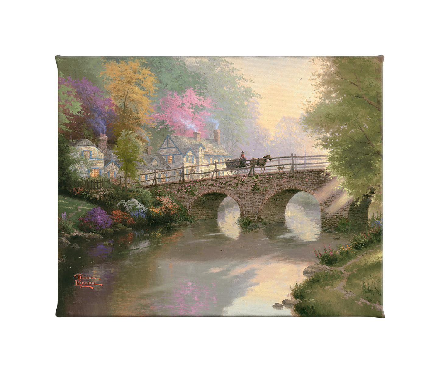 Hometown Bridge - 8" x 10" Gallery Wrapped Canvas