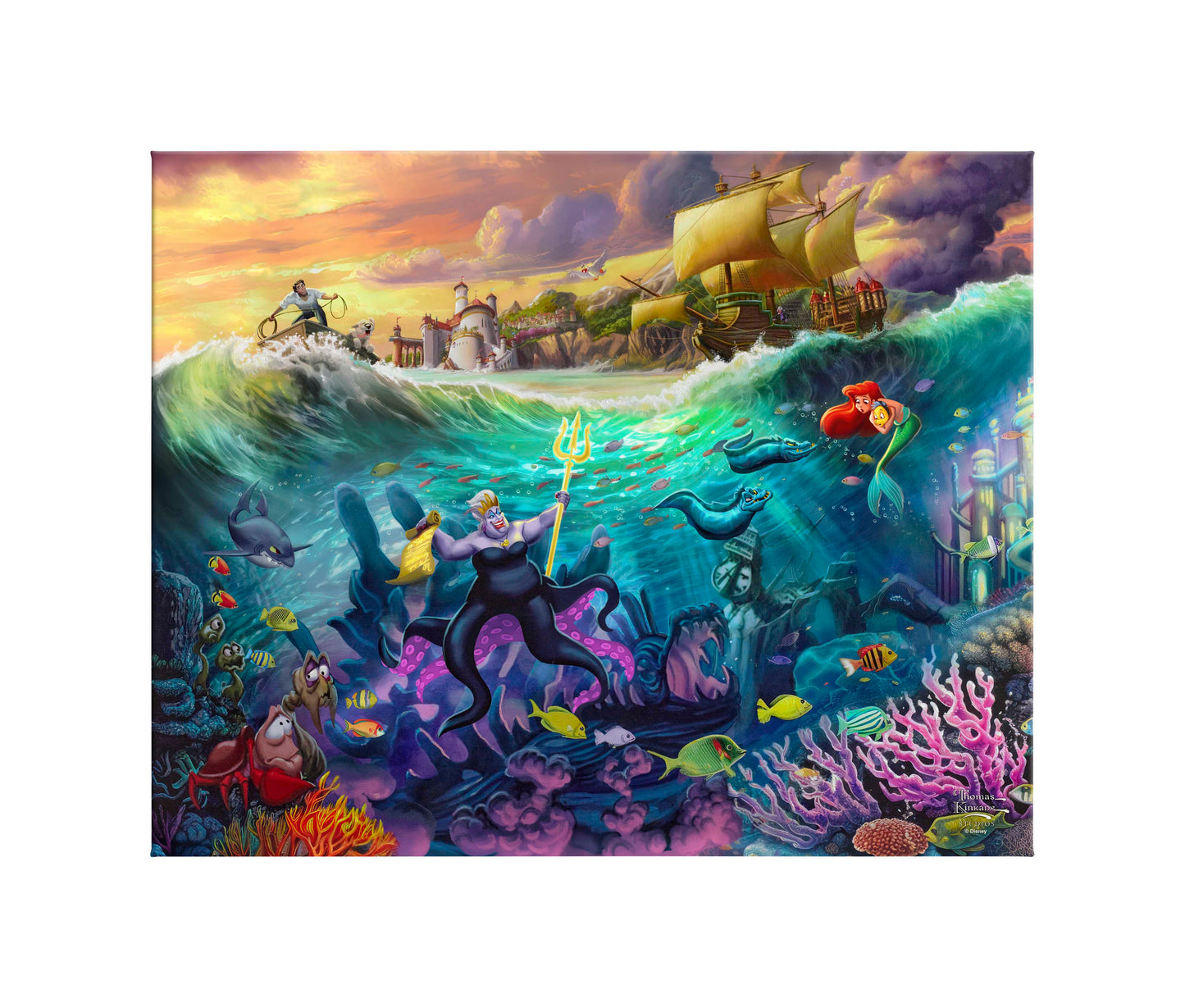 Disney Ursula - 24" x 30" Gallery Wrapped Canvas