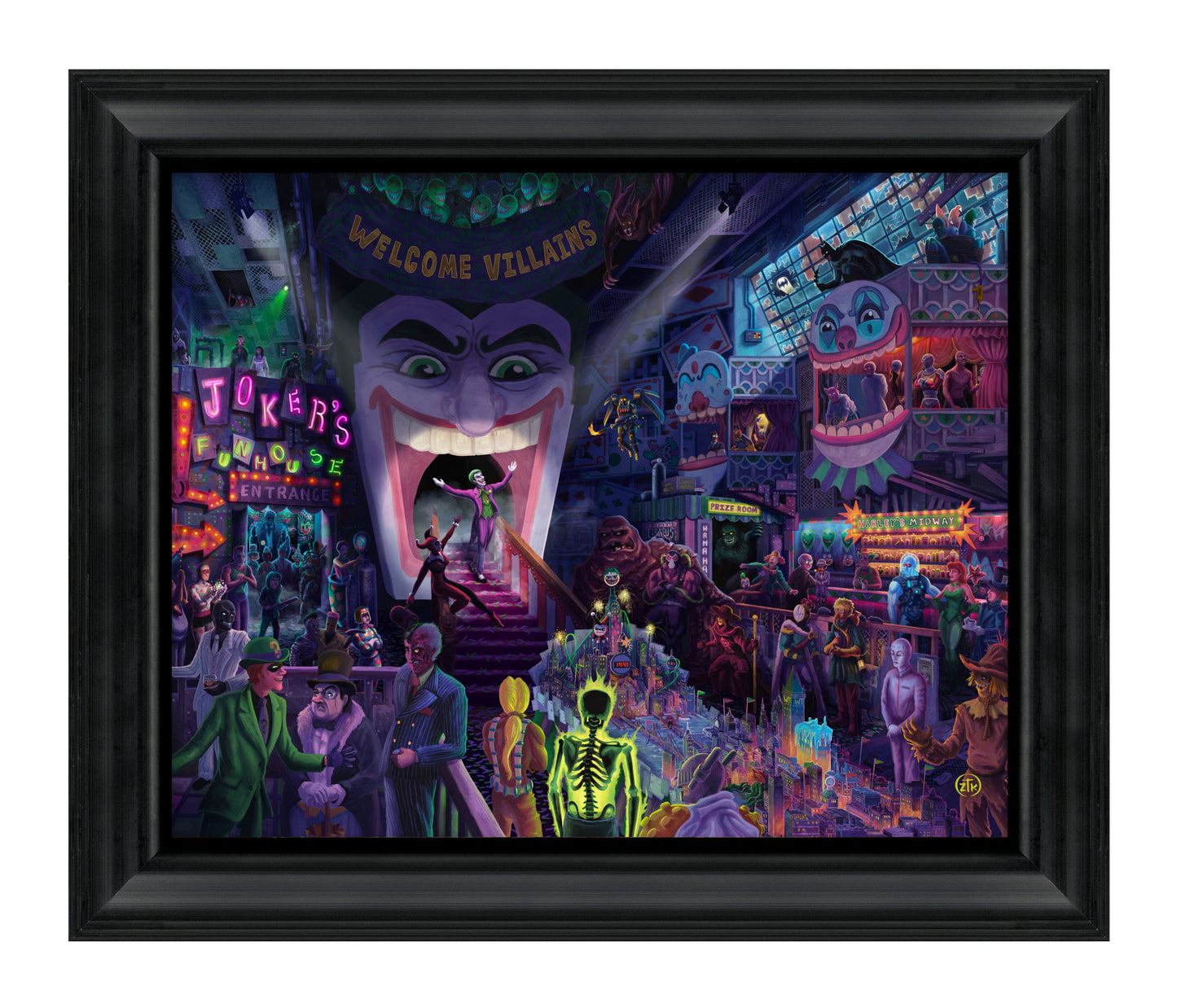 The Joker's™ Ball - 16" x 20" Brushstroke Vignette
