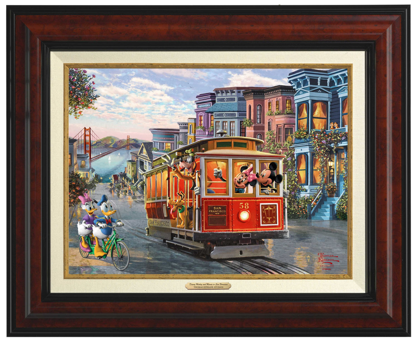 Disney Mickey and Minnie in San Francisco - Canvas Classics