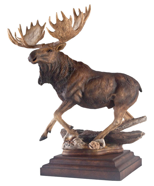 In His Prime Moose - Sculpture