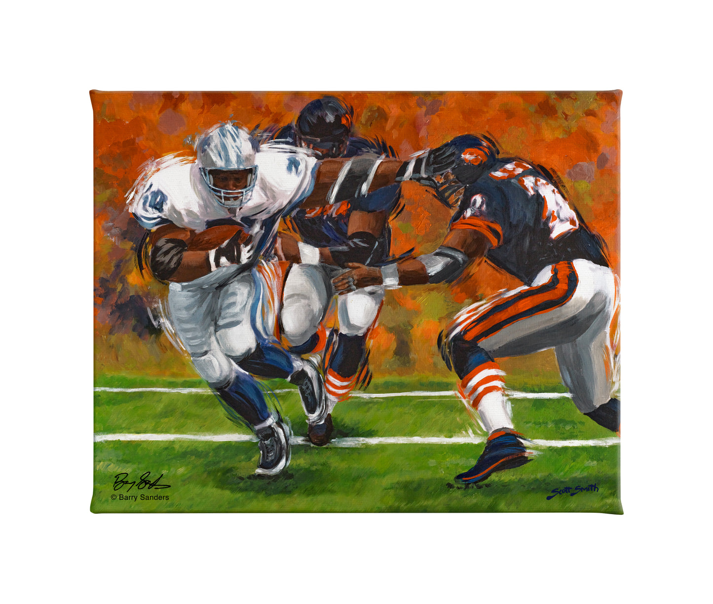 Barry Sanders - 8" x 10" Gallery Wrapped Canvas