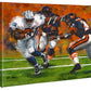 Barry Sanders - 8" x 10" Gallery Wrapped Canvas