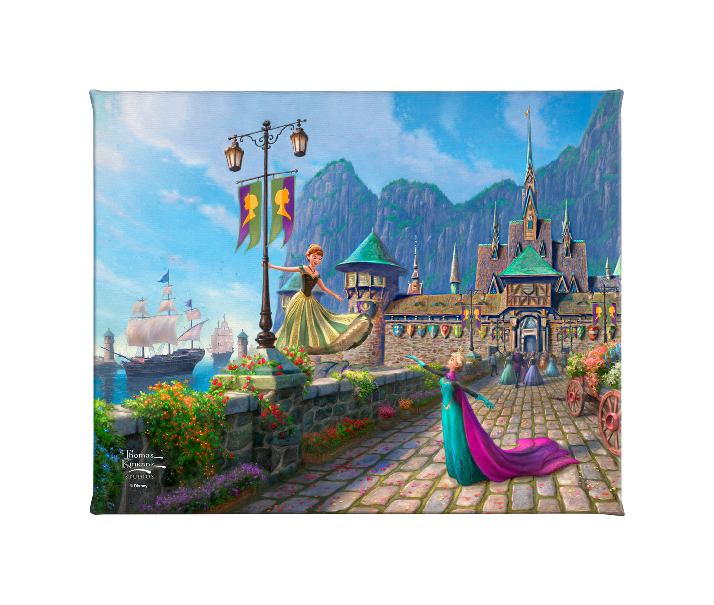 Disney Frozen Celebration in Arendelle - 8" x 10" Gallery Wrapped Canvas