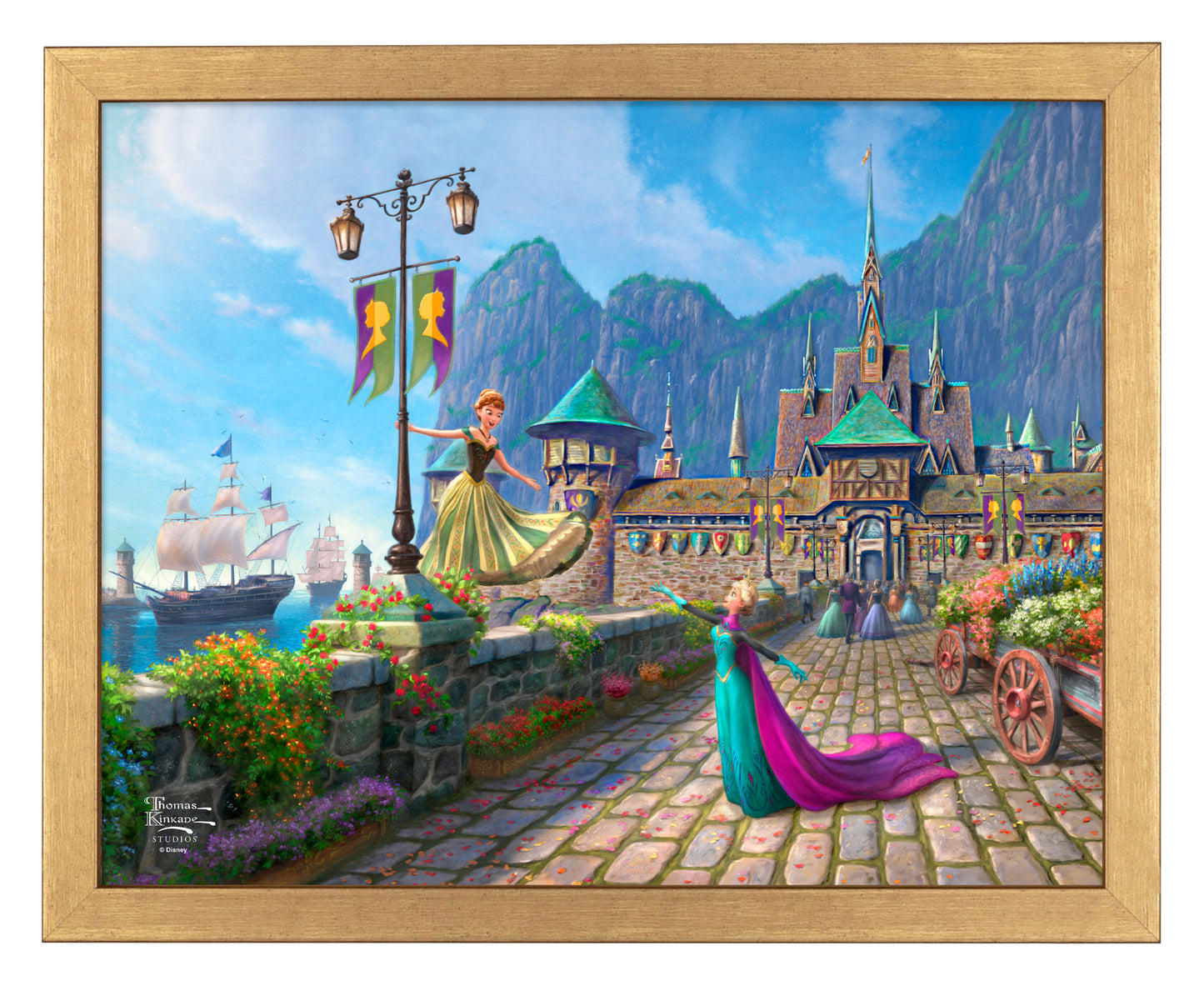 Disney Frozen Celebration in Arendelle - Art Prints