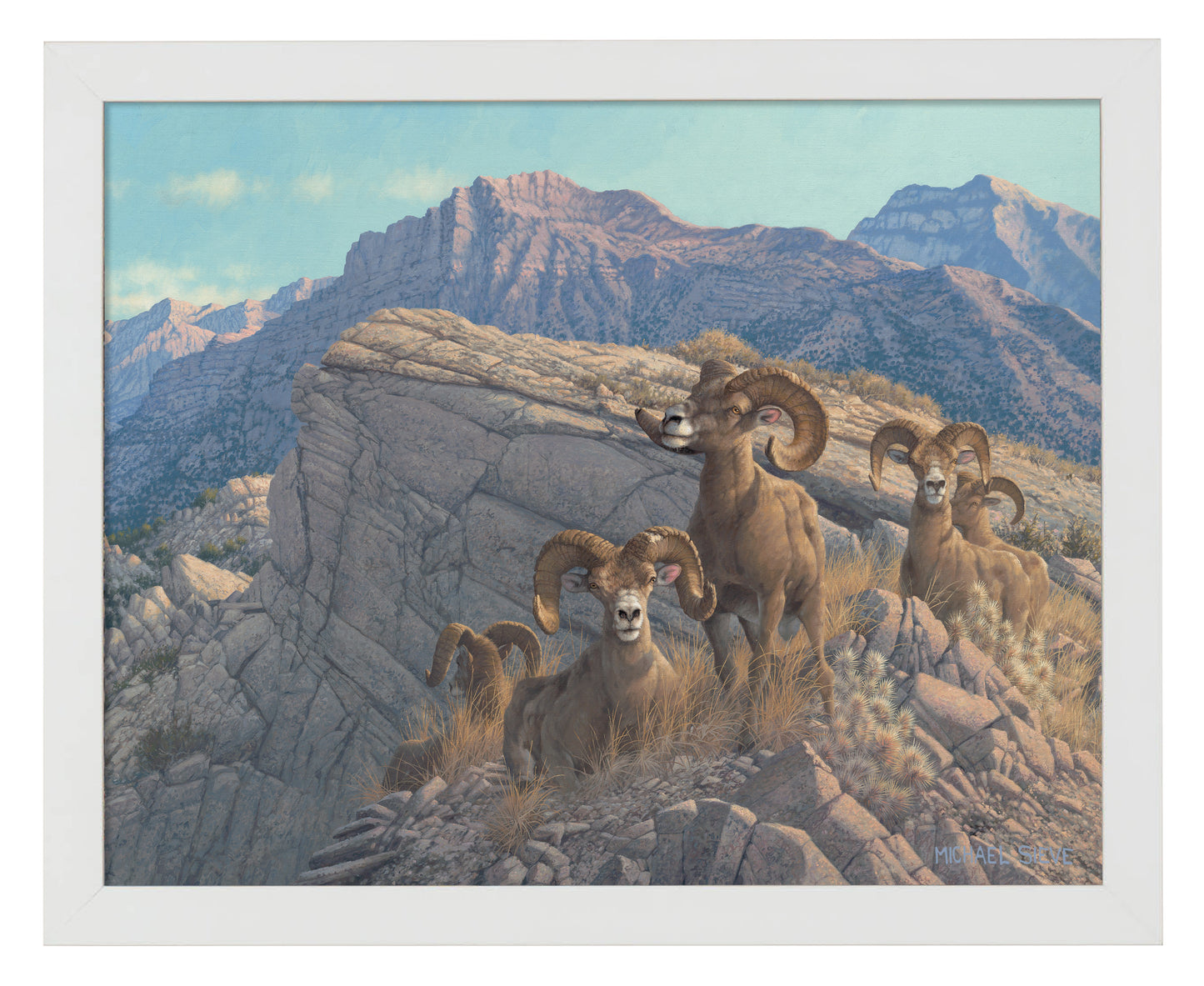 Desert Kings - Desert Bighorn - Art Prints