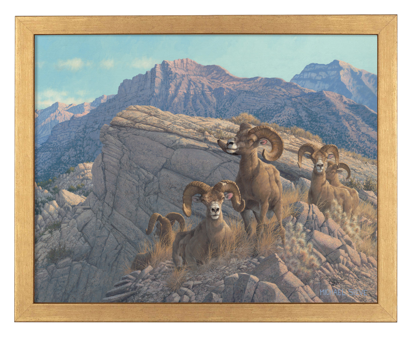 Desert Kings - Desert Bighorn - Art Prints