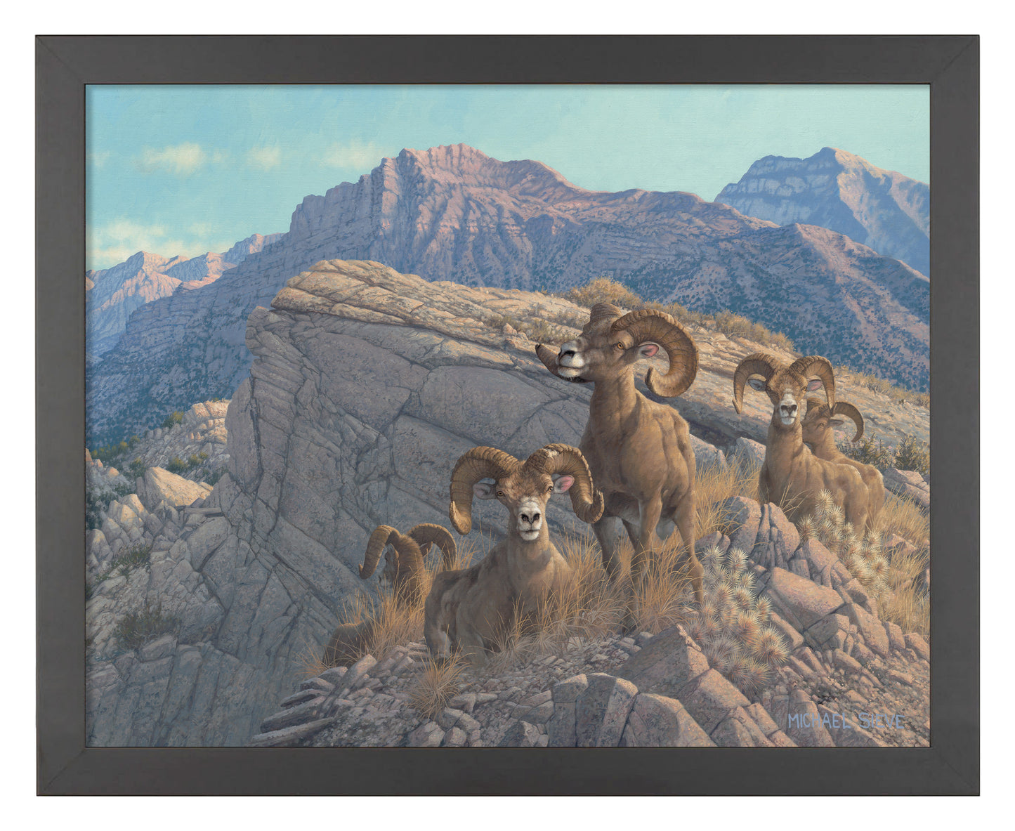 Desert Kings - Desert Bighorn - Art Prints