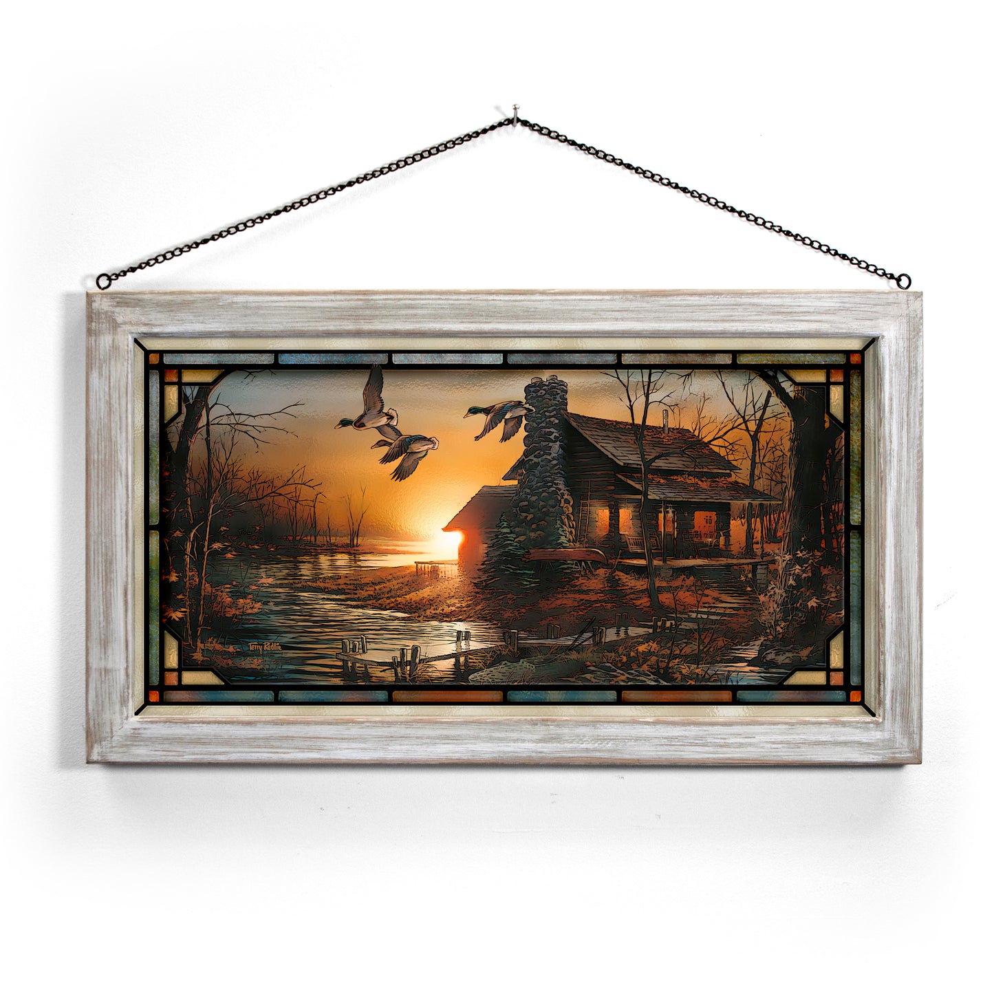 Golden Retreat - Stained Glass Art