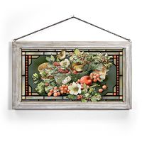 Holiday Abundance - Stained Glass Art