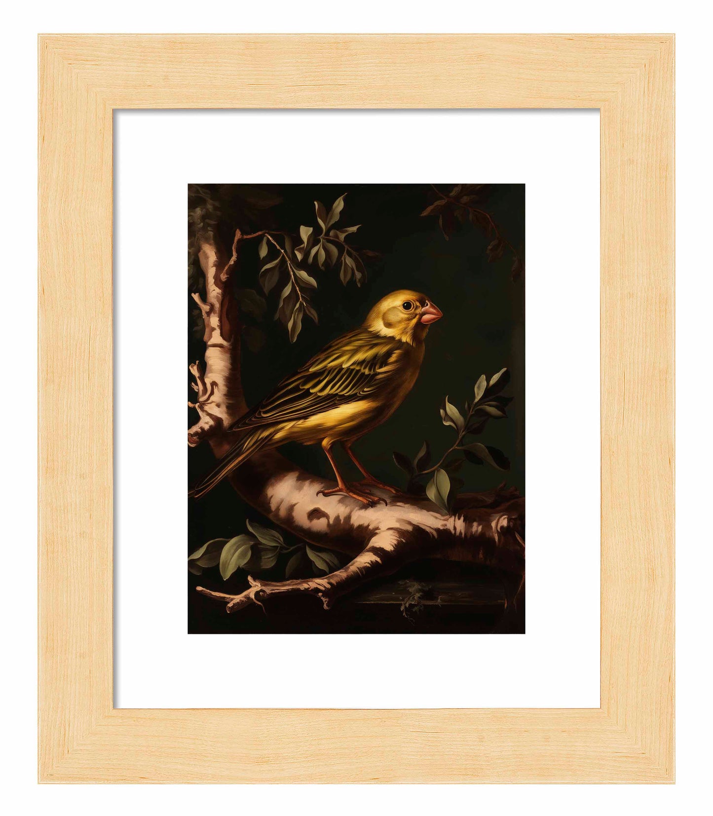 Radiant Melody - Yellow Warbler in Verdant Haven - Art Prints