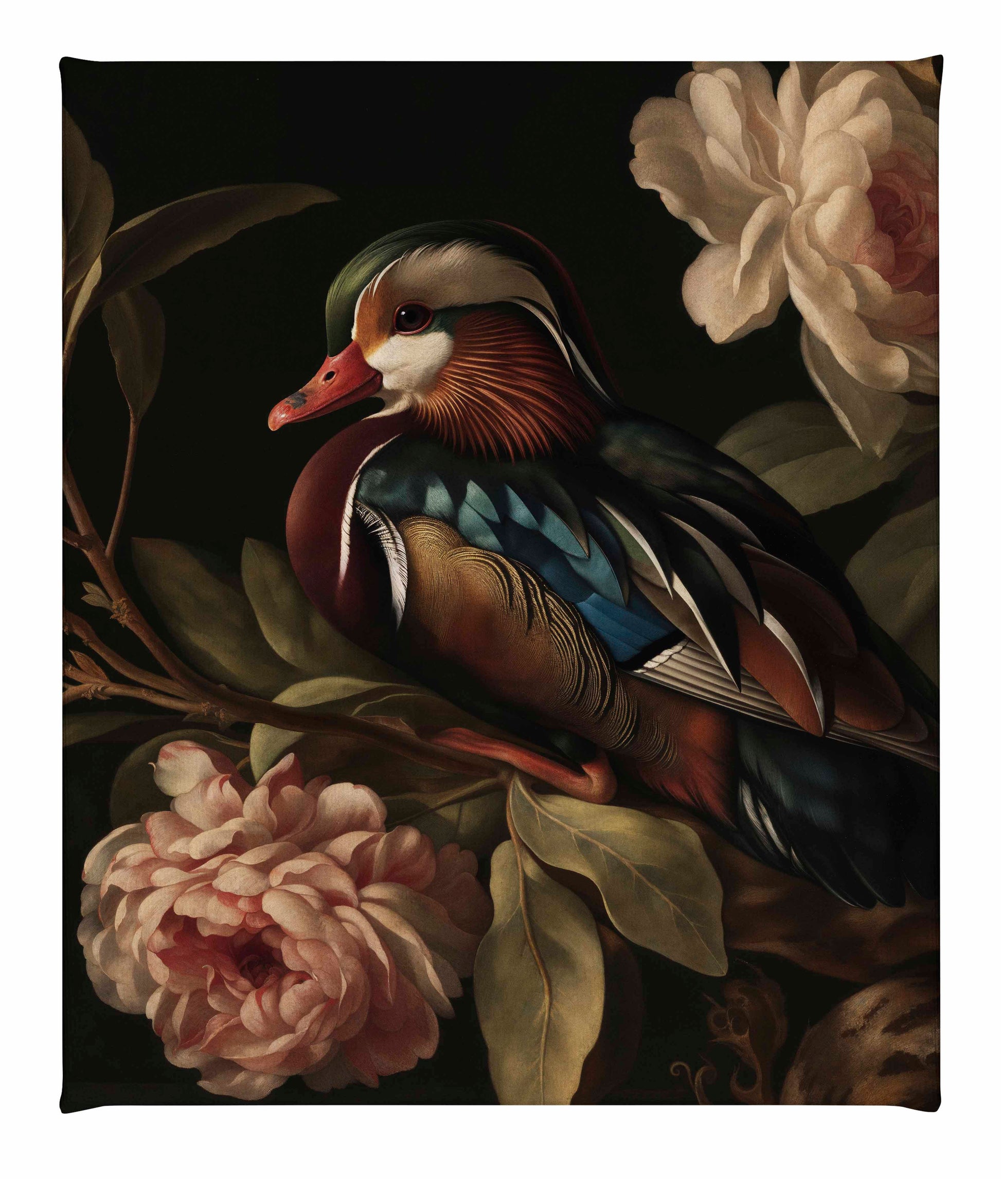172314_CGW Opulent Harmony - Wood Duck with Blossoms 20X24 Gallery Wrap Canvas.jpg