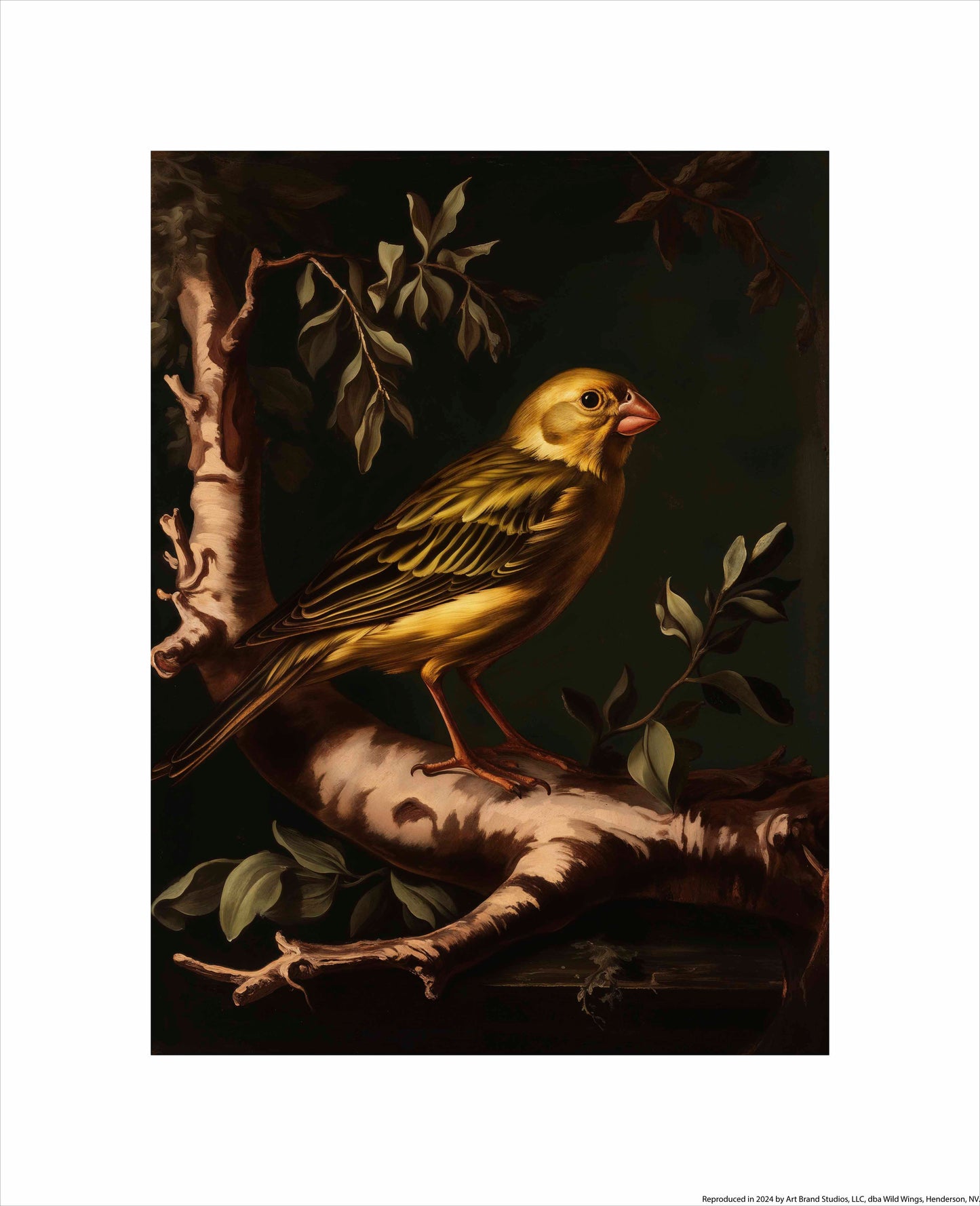 Radiant Melody - Yellow Warbler in Verdant Haven - Art Prints