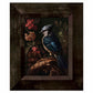 Elegance in Bloom - Blue Jay Amongst Flora - Limited Edition Canvas
