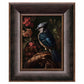 Elegance in Bloom - Blue Jay Amongst Flora - Limited Edition Canvas