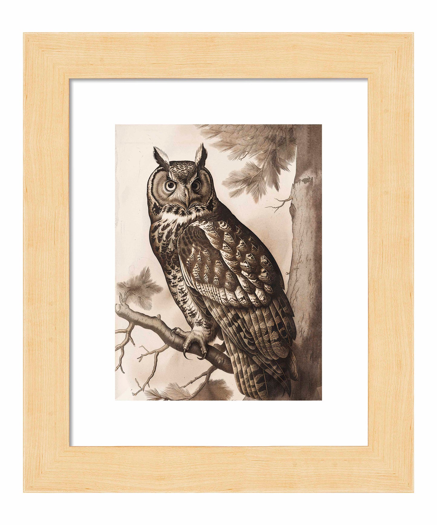 Silent Guardian - Great Horned Owl - Art Prints