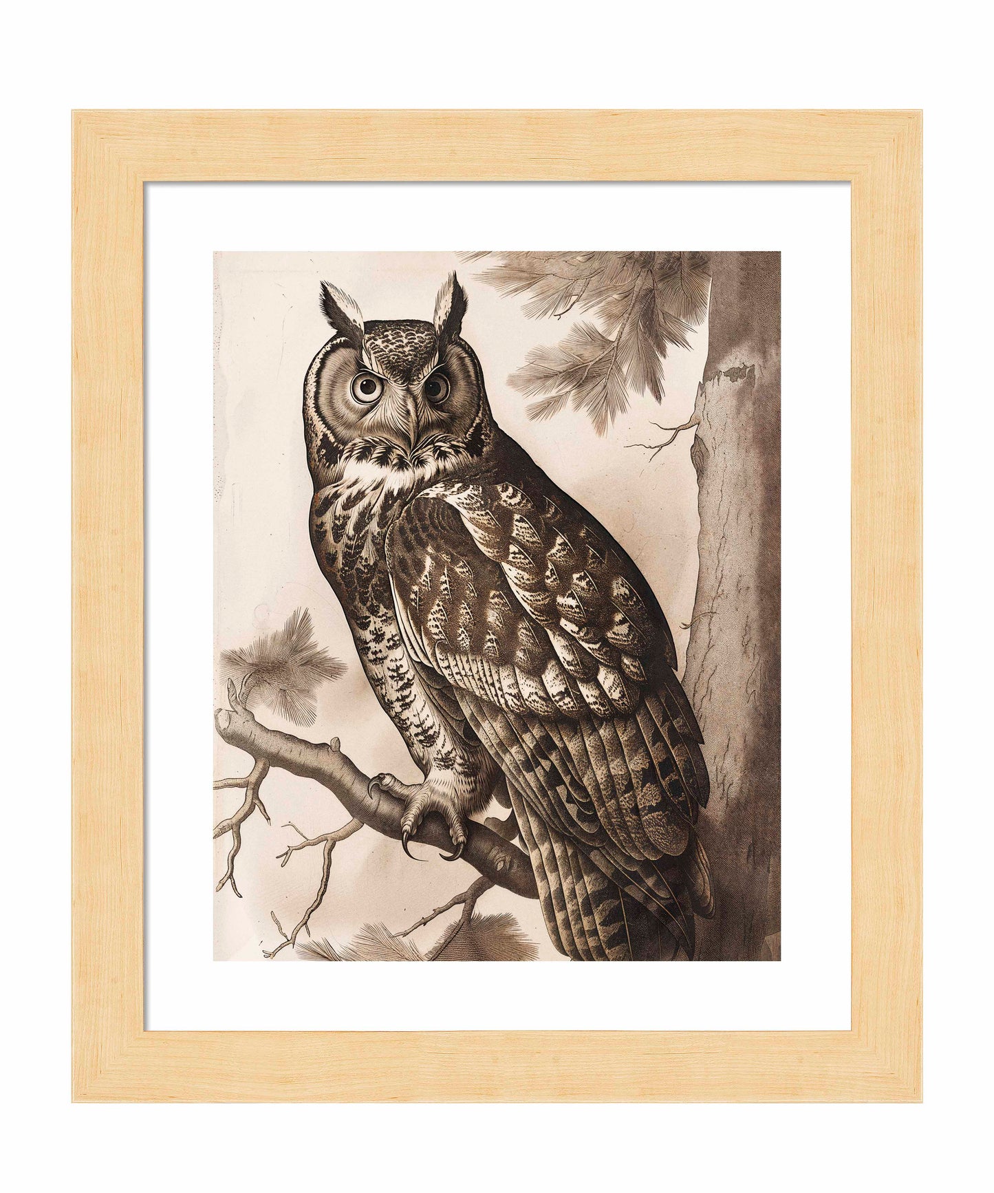 Silent Guardian - Great Horned Owl - Art Prints
