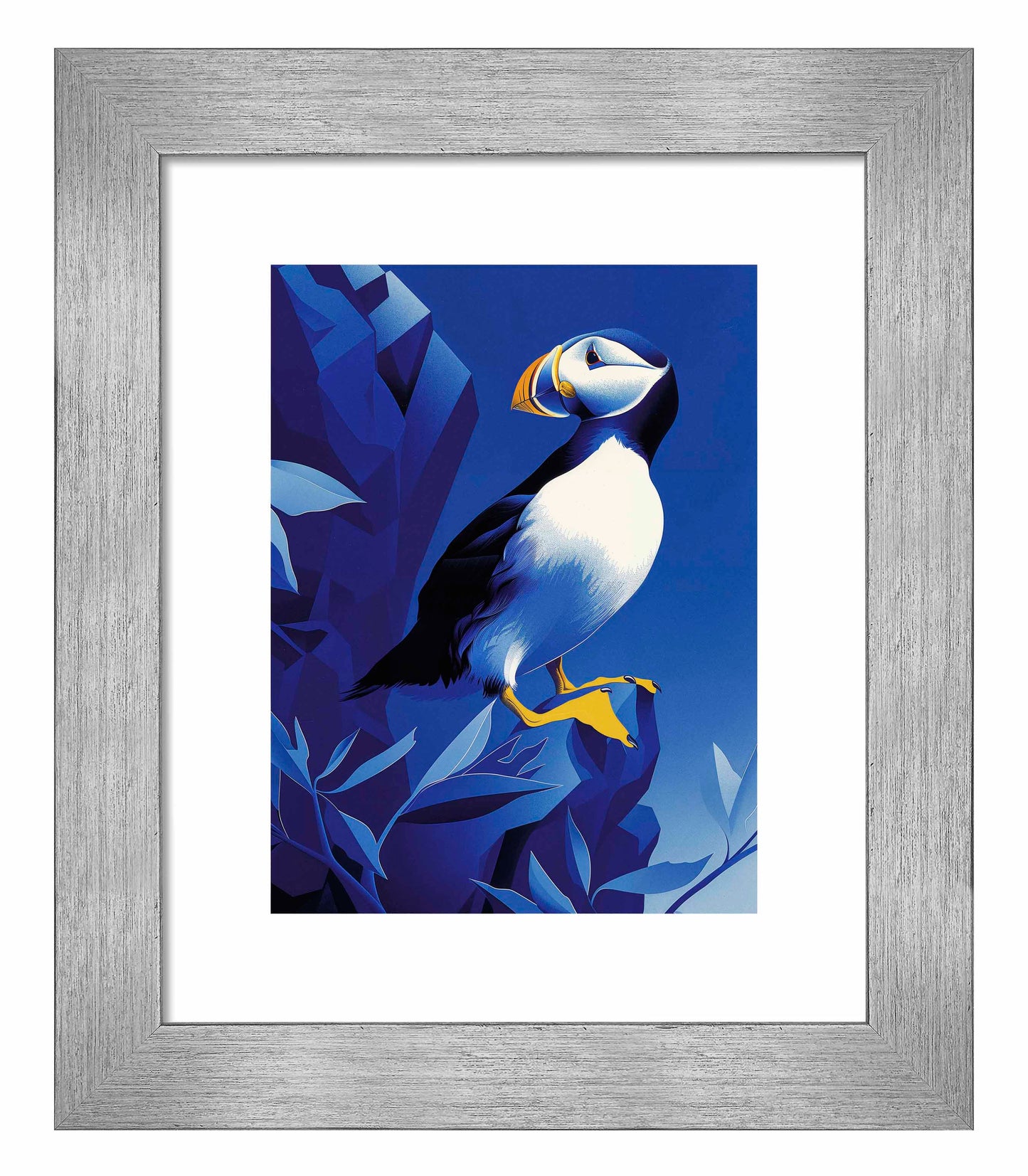 Arctic Sentinel - Puffin on Rocky Cliff - Art Prints