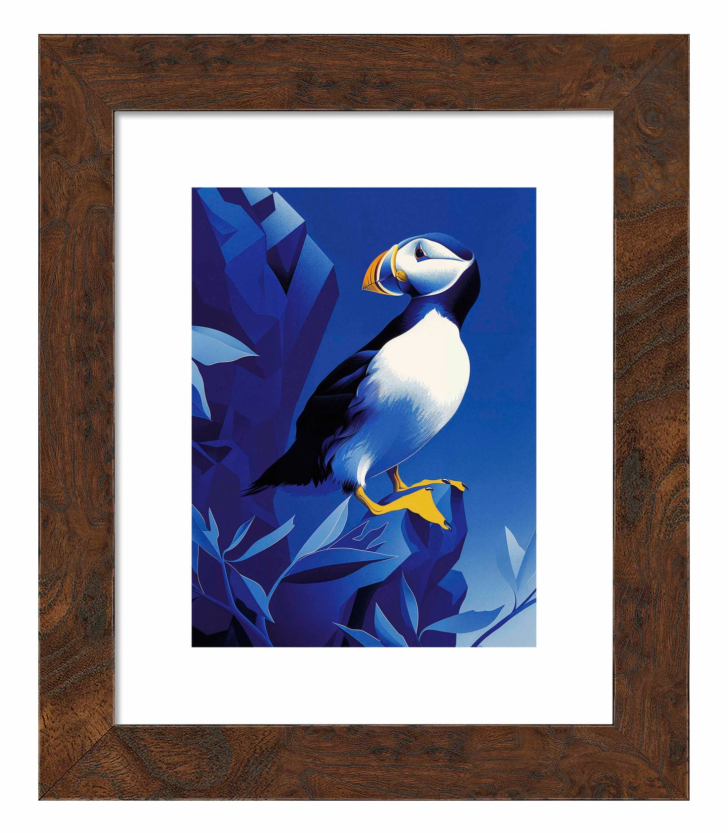 Arctic Sentinel - Puffin on Rocky Cliff - Art Prints