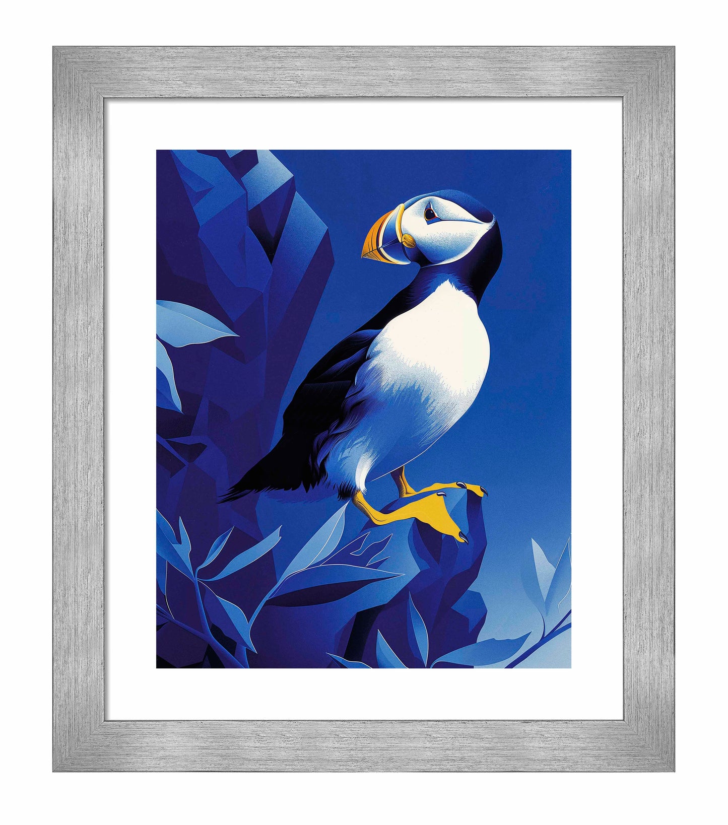 Arctic Sentinel - Puffin on Rocky Cliff - Art Prints
