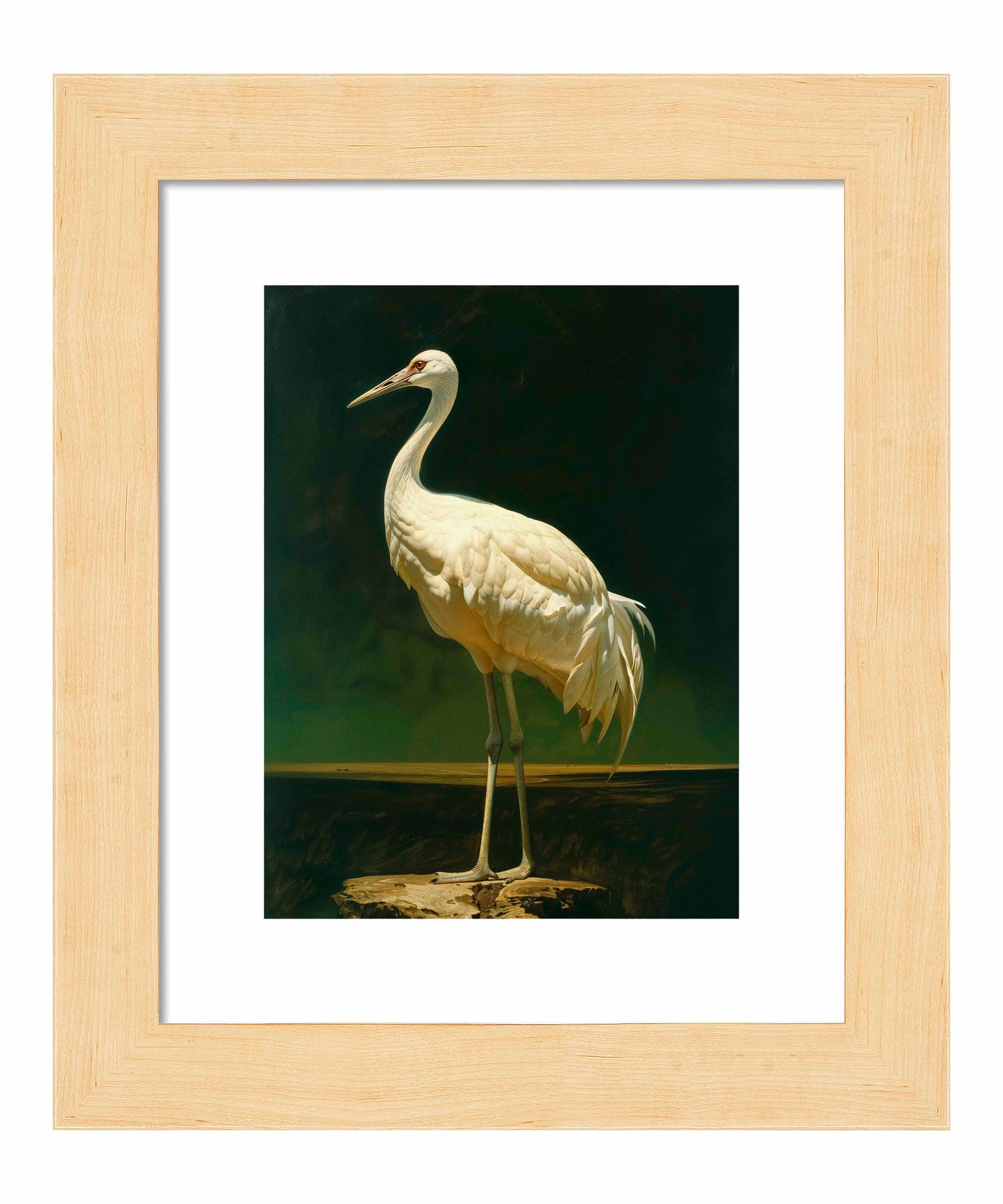 Noble Grace - Crane - Art Prints
