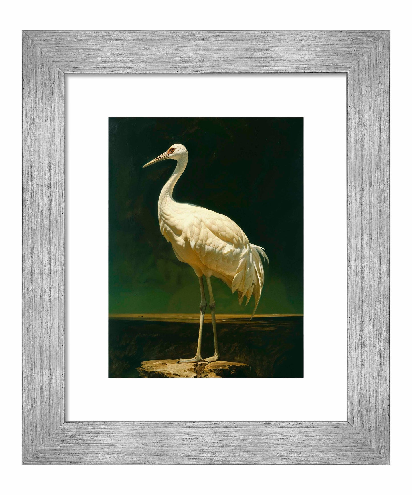 Noble Grace - Crane - Art Prints