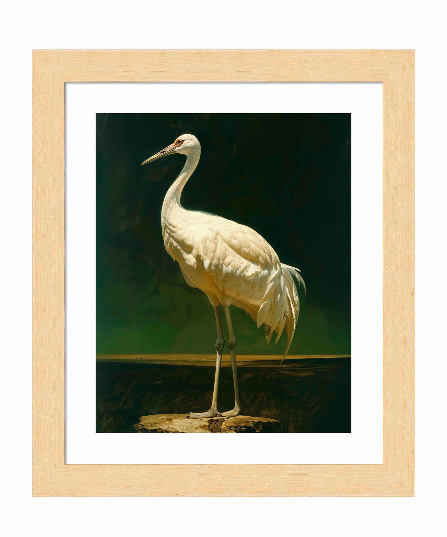 Noble Grace - Crane - Art Prints