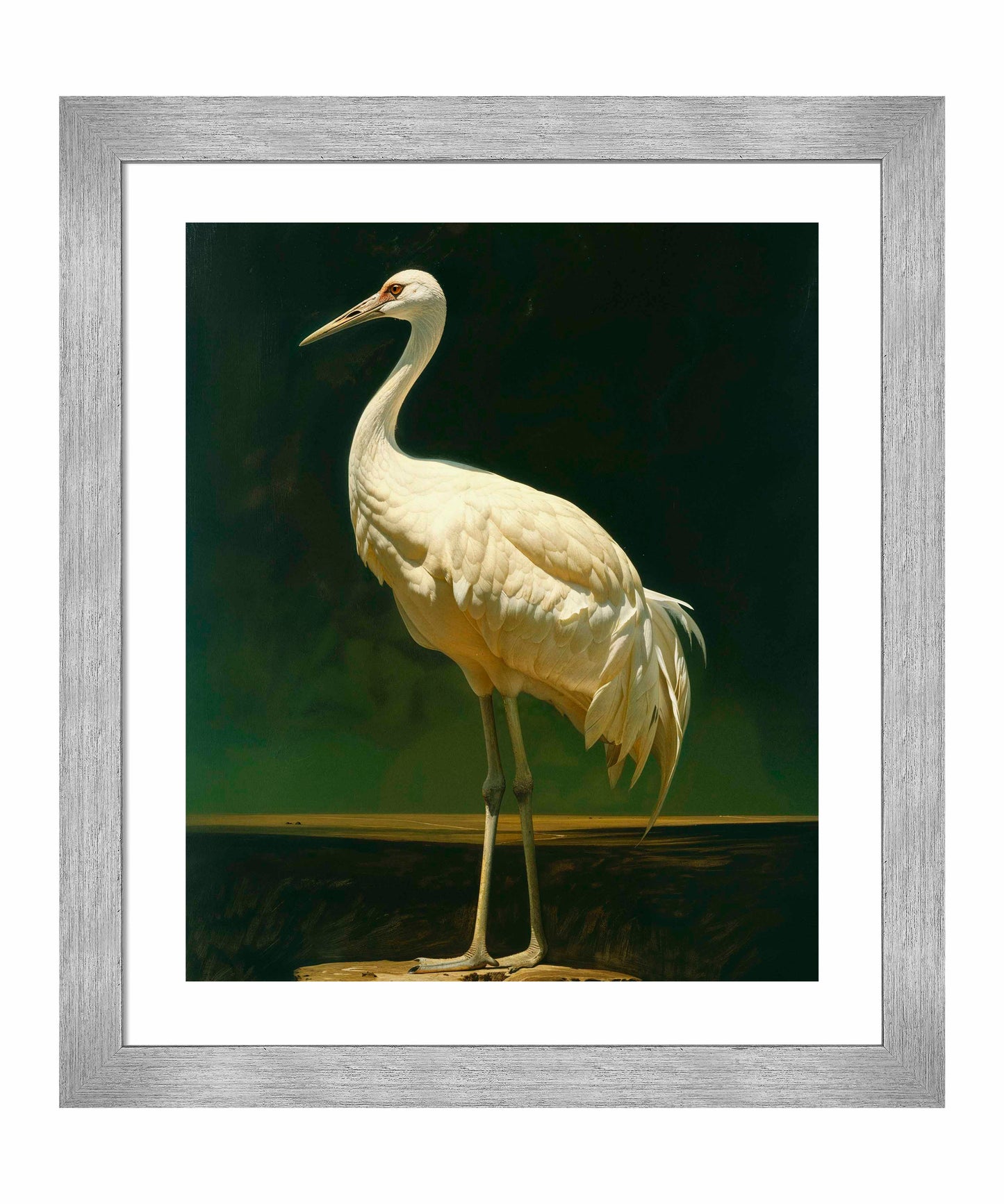 Noble Grace - Crane - Art Prints