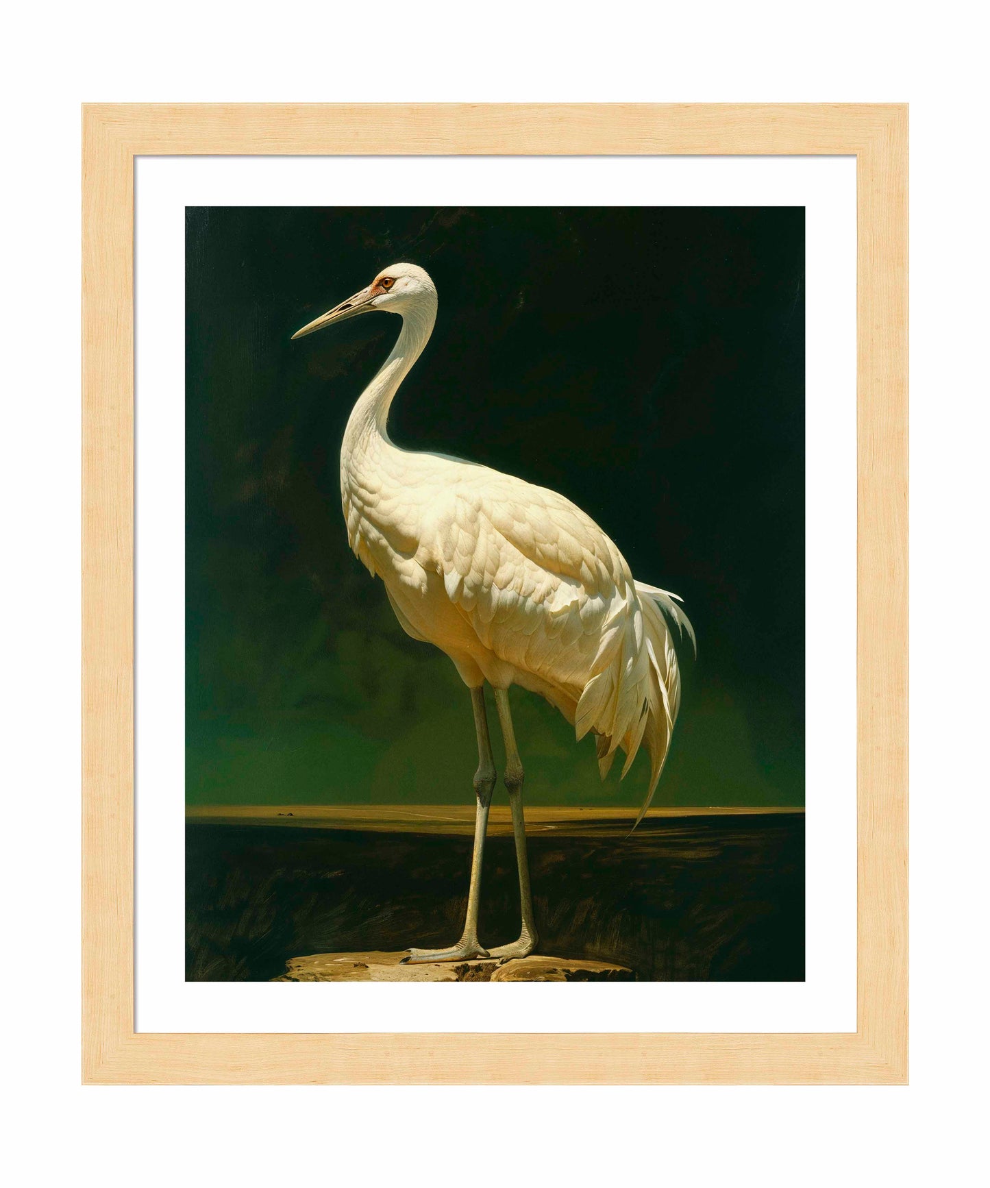 Noble Grace - Crane - Art Prints