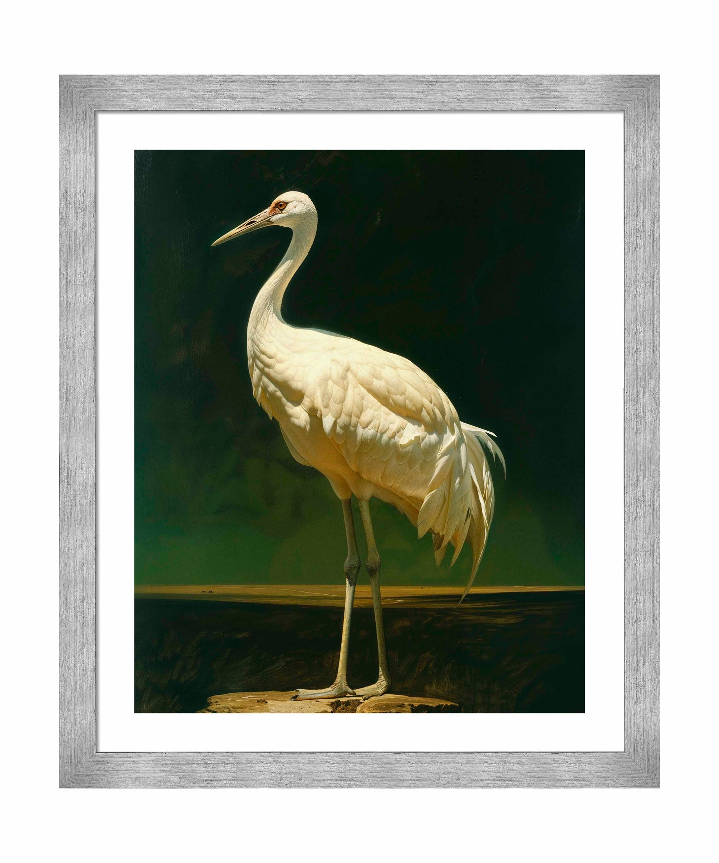 Noble Grace - Crane - Art Prints