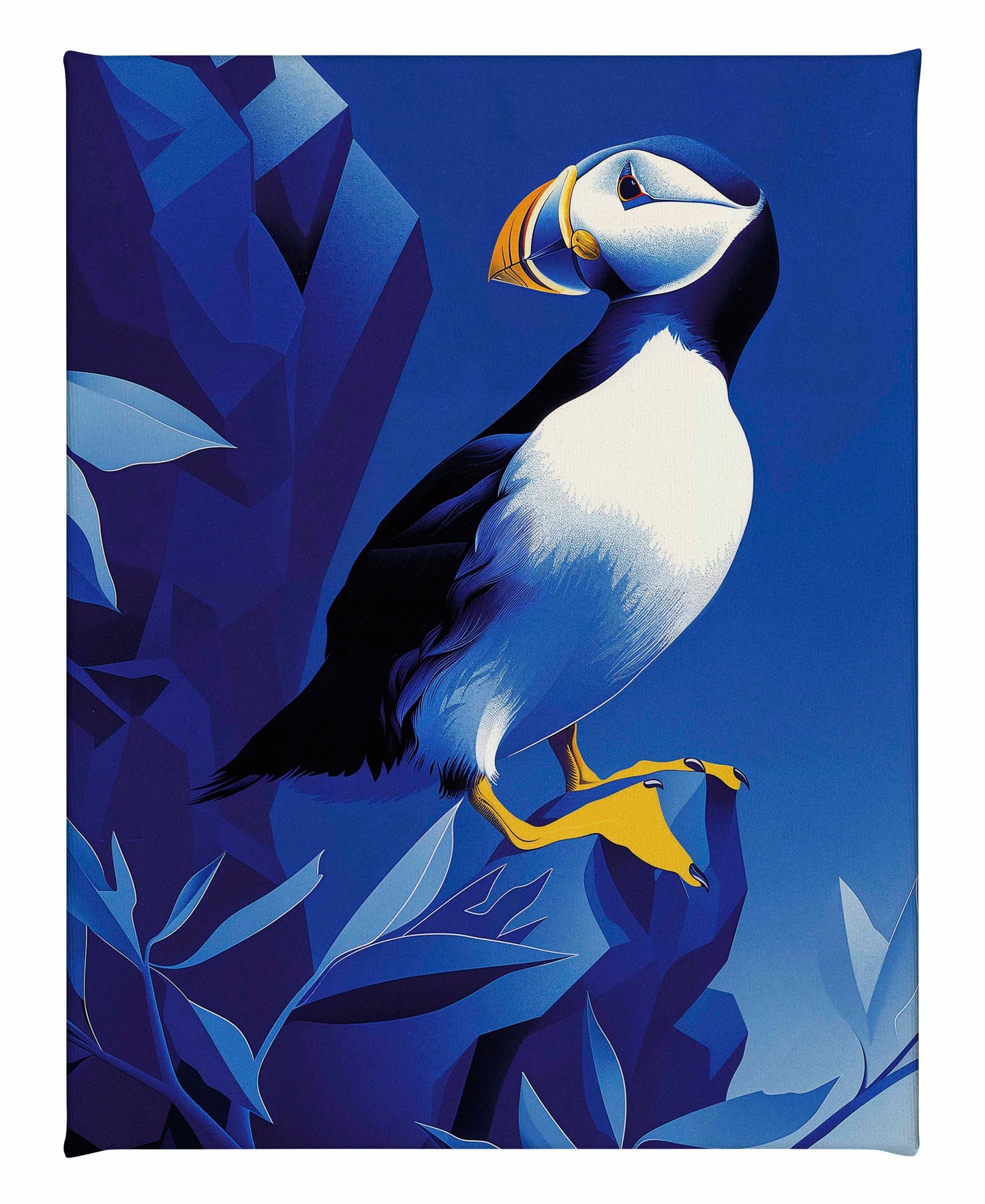 Verdant Splendor - Dove Amidst Blossoms - Gallery Wrapped Canvas