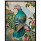 Verdant Splendor - Dove Amidst Blossoms - Gallery Wrapped Canvas