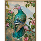 Verdant Splendor - Dove Amidst Blossoms - Gallery Wrapped Canvas