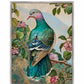 Verdant Splendor - Dove Amidst Blossoms - Gallery Wrapped Canvas