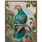 Verdant Splendor - Dove Amidst Blossoms - Gallery Wrapped Canvas