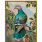 Verdant Splendor - Dove Amidst Blossoms - Gallery Wrapped Canvas