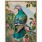 Verdant Splendor - Dove Amidst Blossoms - Gallery Wrapped Canvas