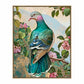 Verdant Splendor - Dove Amidst Blossoms - Gallery Wrapped Canvas