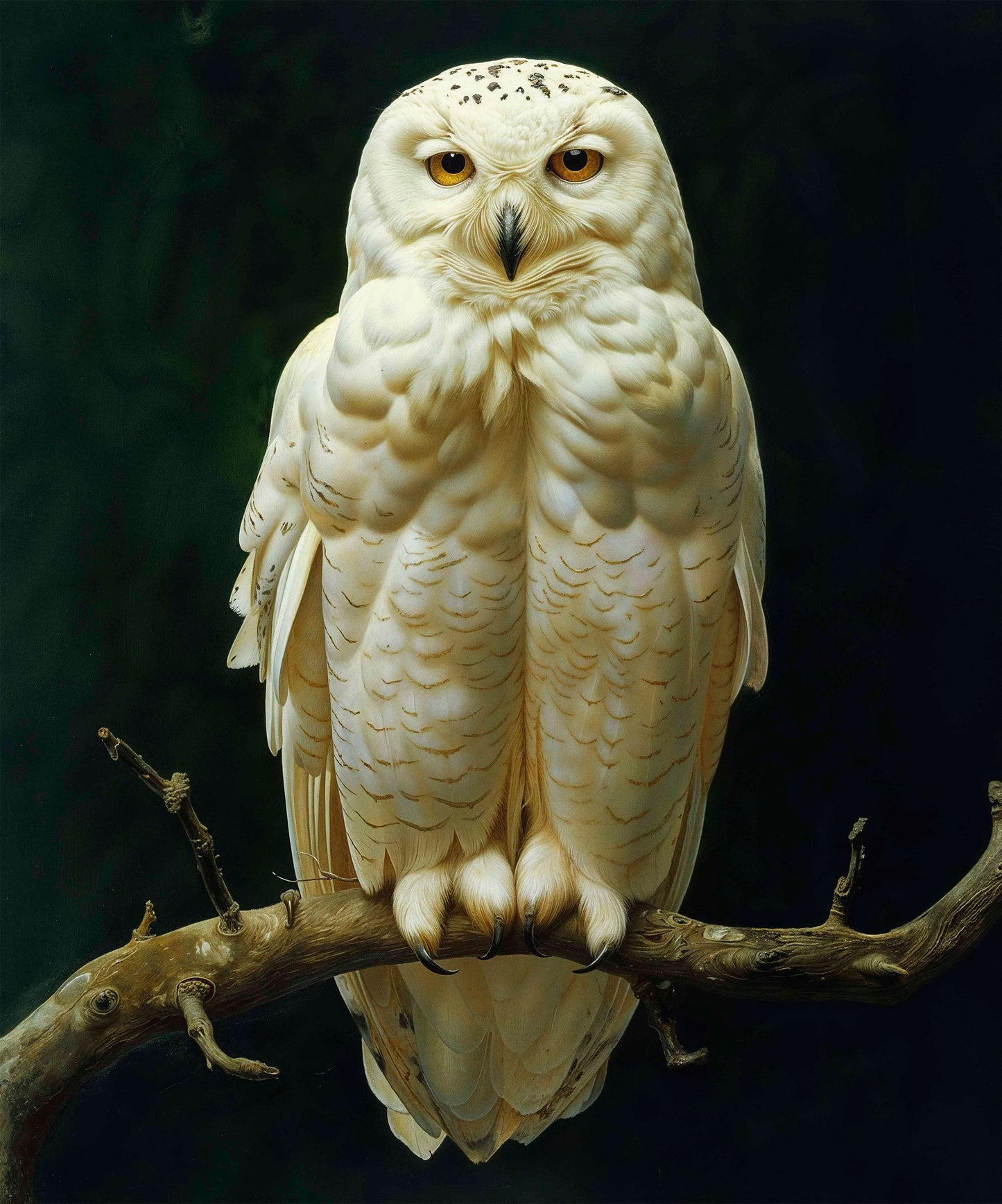 Noble Guardian - Snowy Owl - Limited Edition Canvas