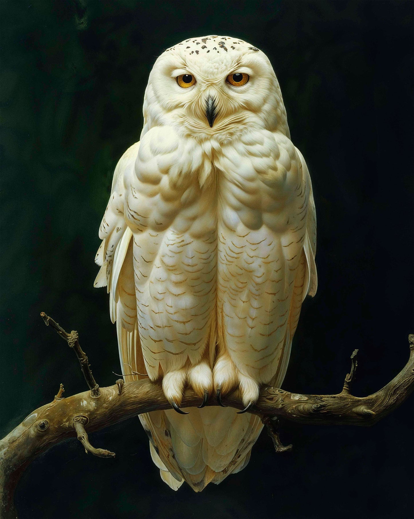 Noble Guardian - Snowy Owl - Limited Edition Canvas